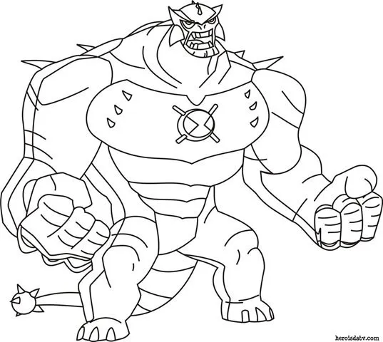 Desenhos para colorir Ben 10 Supremacia Alienígena » Herois da Tv