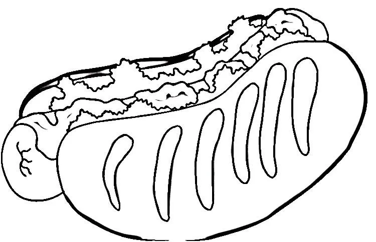 Desenhos para Colorir: Fast Food