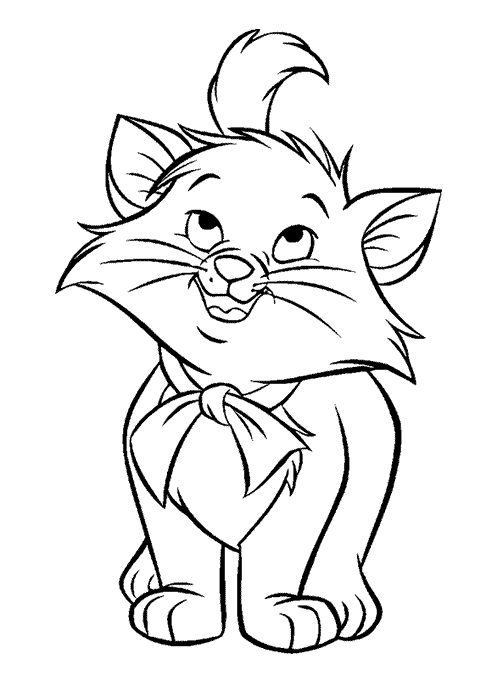 Desenhos para colorir: Gatinha Marie | Espaço Renda Desenhos para colorir: Gatinha Marie | Espaço Renda