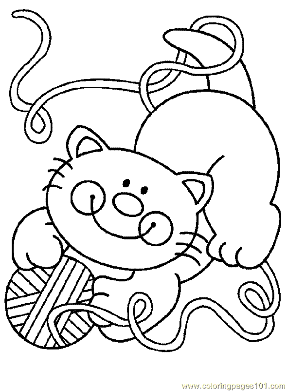 Desenhos para Colorir de Gatos: Gatinhas e Felinos Imagens para ...