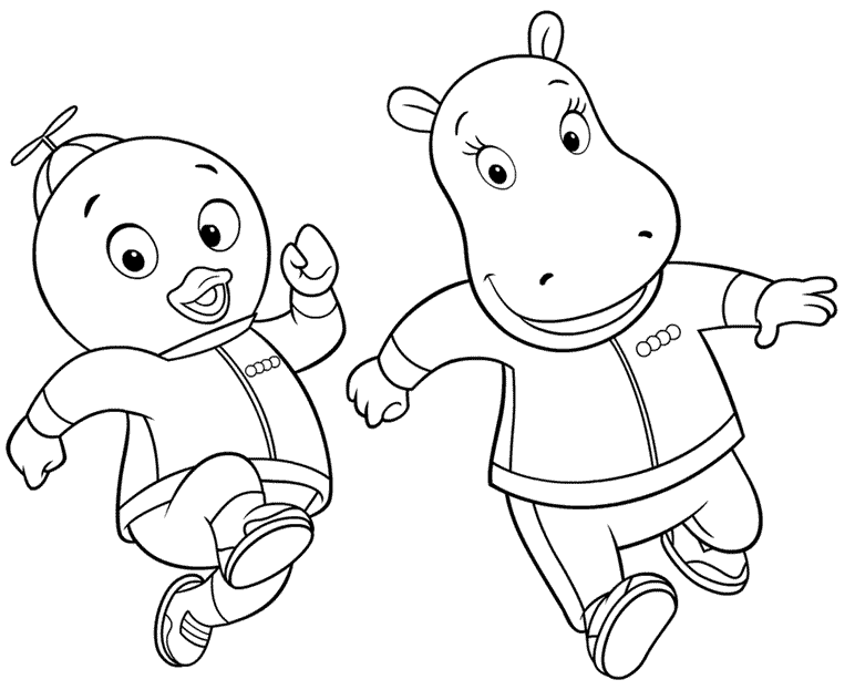Desenhos para colorir e imprimir ": MUITOS DESENHOS BACKYARDIGANS ...