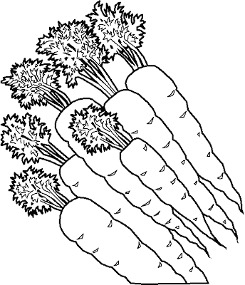 Desenhos para Colorir: Legumes e Verduras