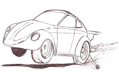 Mais um desenho de carro para pintar. Desenho de fusca para colorir ...