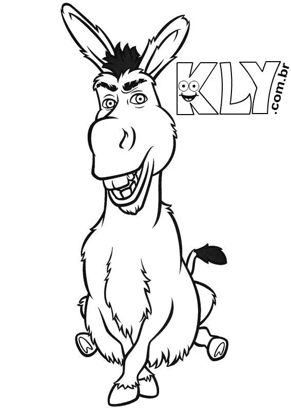 Desenhos Para Colorir e Pintar Gratis: Burro – Desenhos para Colorir Desenhos Para Colorir e Pintar Gratis: Burro – Desenhos para Colorir