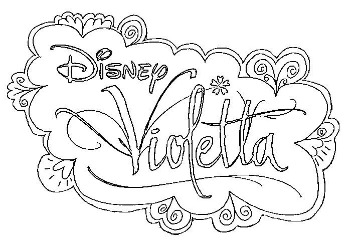 Dibujos para colorear Violetta Dibujos para imprimir