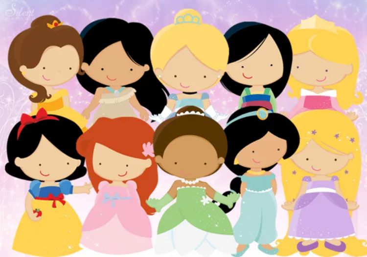 Desenhos criativos das princesas da Disney | A Vida da Gi