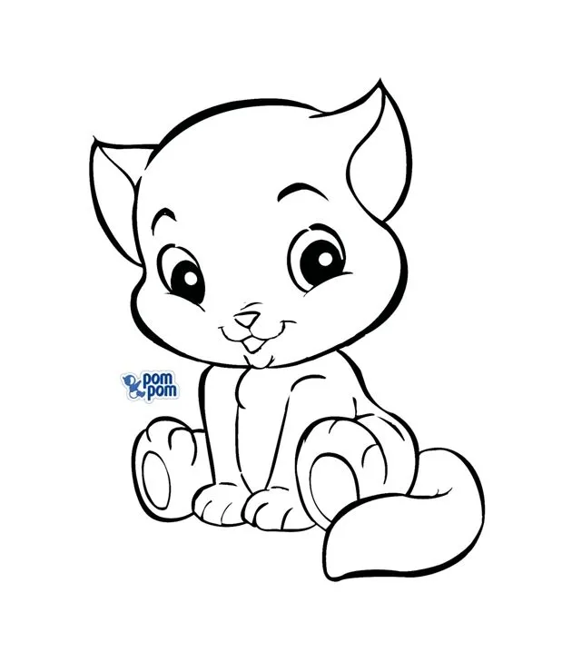 Gatitos bebés para pintar - Imagui