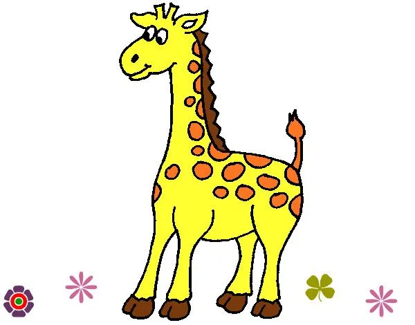 Desenho de girafinha pintado e colorido por Marina o dia 02 de ...
