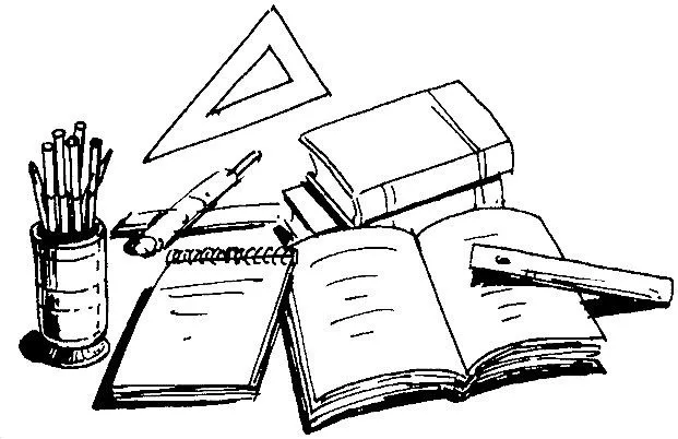 Desenhos para imprimir e colorir de materiais escolaresRota 83 Desenhos para imprimir e colorir de materiais escolaresRota 83