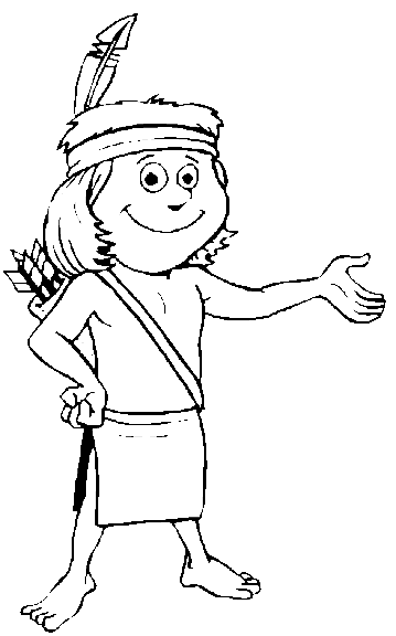 Desenhos de Índios para Imprimir