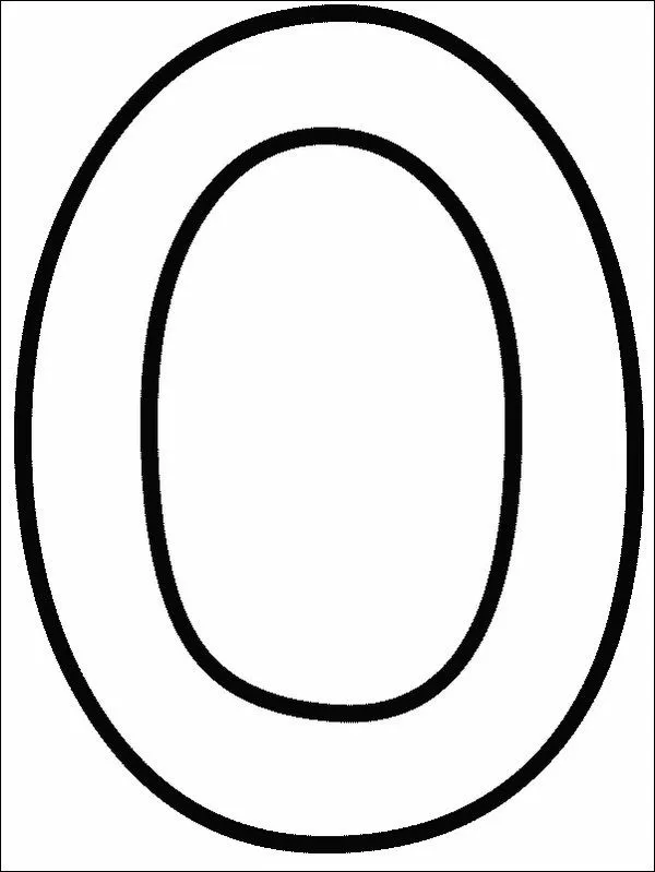 Desenhos de Números para Colorir