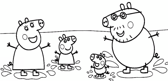 Desenhos da Peppa para imprimir e colorir. - Bloguinho dos Irmãos ...