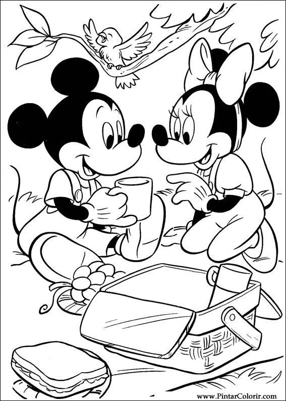 Desenhos Para Pintar e Colorir Mickey - Imprimir Desenho 022 Desenhos Para Pintar e Colorir Mickey - Imprimir Desenho 022