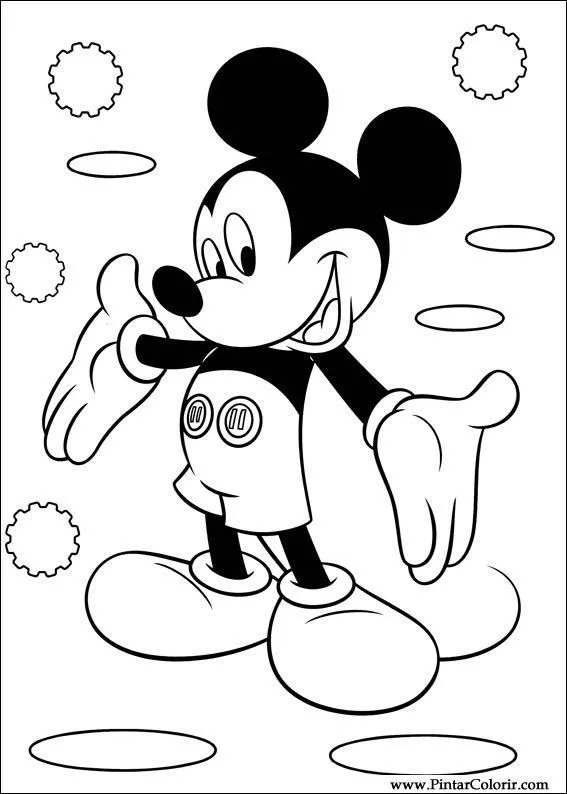 Desenhos Para Pintar e Colorir Mickey - Imprimir Desenho 055 Desenhos Para Pintar e Colorir Mickey - Imprimir Desenho 055