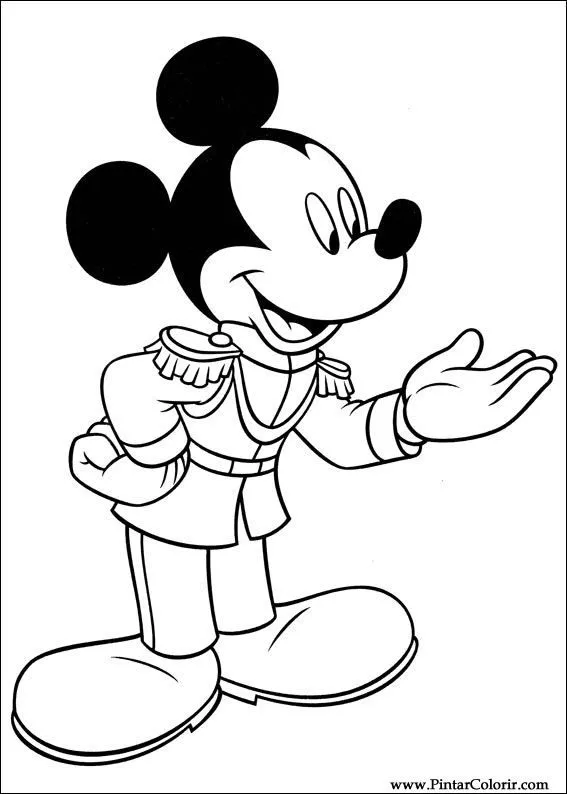 Desenhos Para Pintar e Colorir Mickey - Imprimir Desenho 044 Desenhos Para Pintar e Colorir Mickey - Imprimir Desenho 044