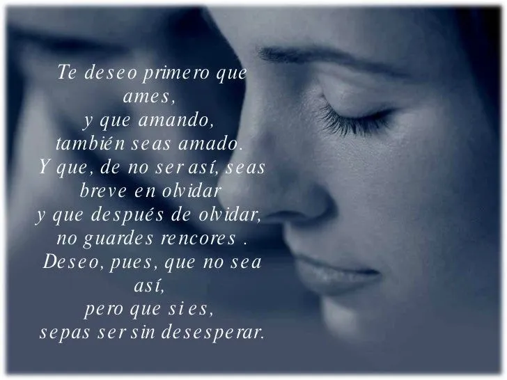 Te deseo -