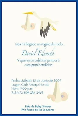 Design by AnaGi!: Nuevas Invitaciones Baby Showers - Boys