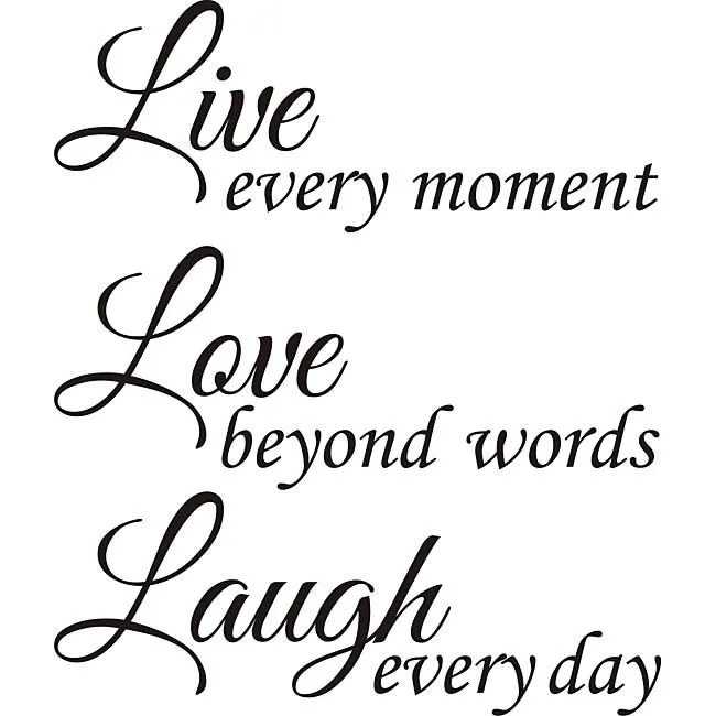 Design on Style 'Live Love Laugh' Vinyl Wall Art Quote - Overstock ... Design on Style 'Live Love Laugh' Vinyl Wall Art Quote - Overstock ...