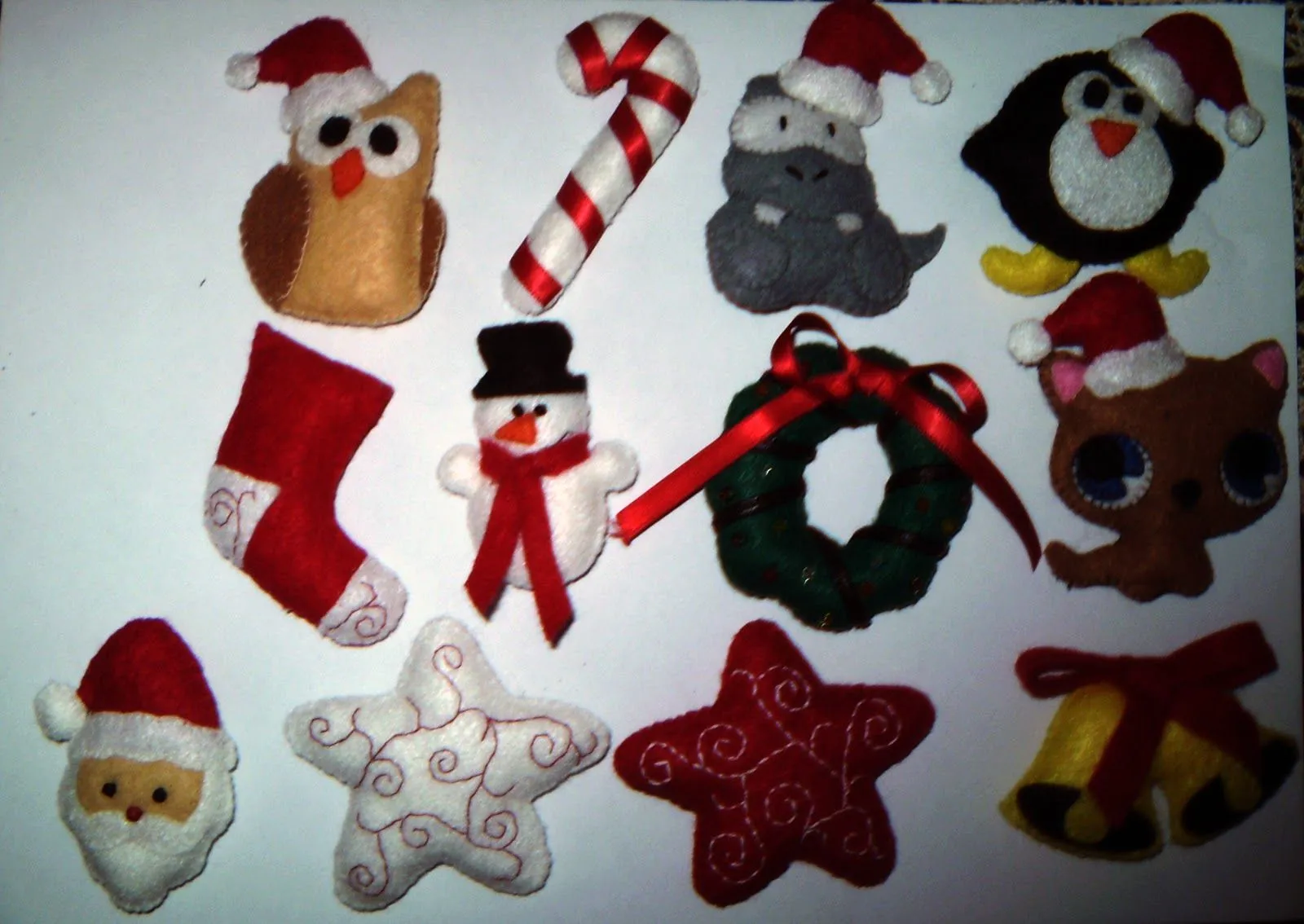 DeS<--: Nuevos muñecos de fieltro para Navidad