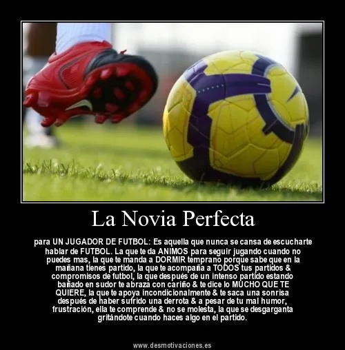 Desmotivación Fútbol on Twitter: "LA NOVIA PERFECTA: http://t.co ...