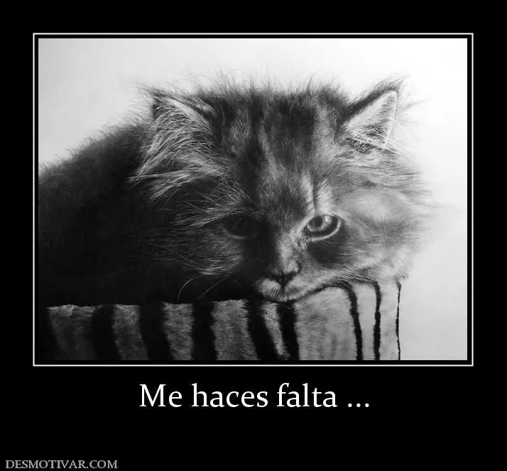 Desmotivaciones Me haces falta ...