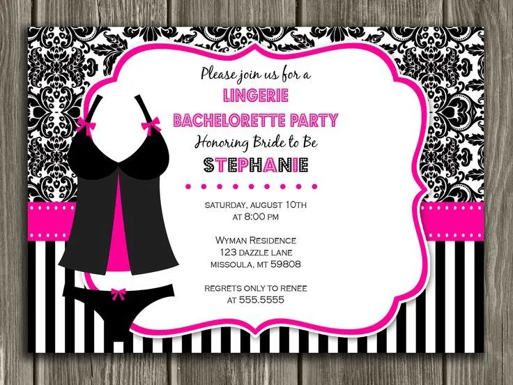 Invitacion para despedida de soltera! =) | Bachelorette Party ... Invitacion para despedida de soltera! =) | Bachelorette Party ...