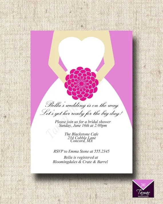 Despedida de soltera para imprimir tarjeta de por TamarInvitations Despedida de soltera para imprimir tarjeta de por TamarInvitations