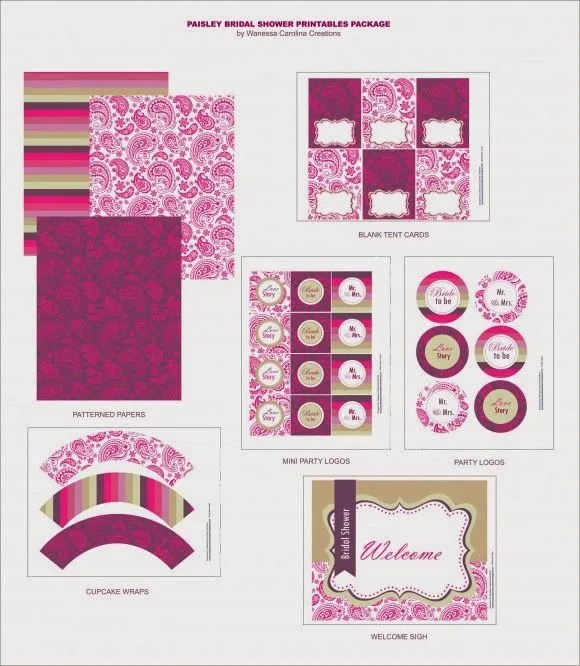 Despedida de Soltera: Kit para Imprimir Gratis. | Ideas y material ... Despedida de Soltera: Kit para Imprimir Gratis. | Ideas y material ...