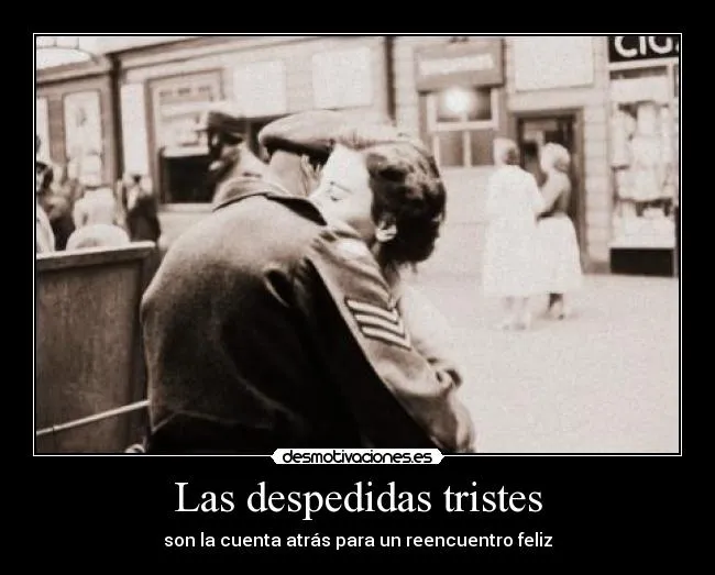 Las despedidas tristes | Desmotivaciones