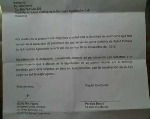 Así despiden en “revolución” a los trabajadores de Agroisleña | La ... Así despiden en “revolución” a los trabajadores de Agroisleña | La ...