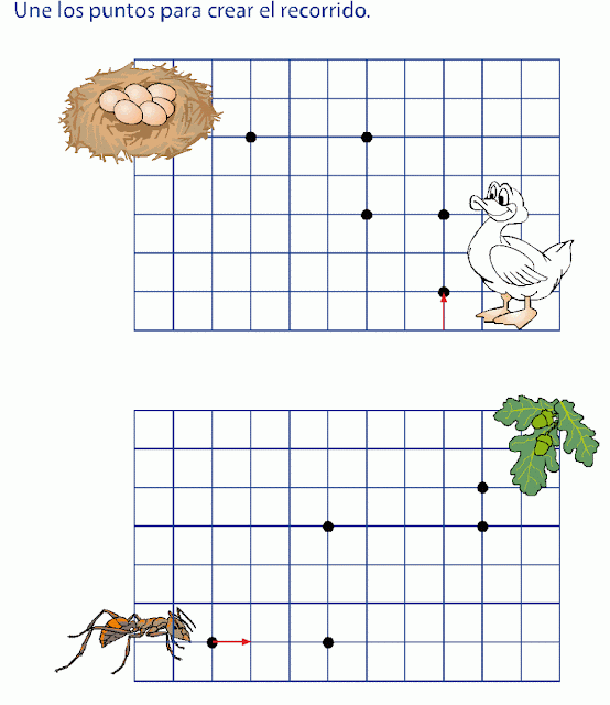 Desplazamiento en cuadriculas para niños - Imagui Desplazamiento en cuadriculas para niños - Imagui