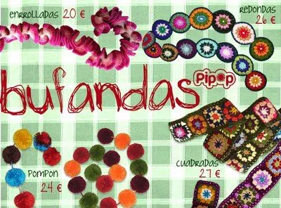 Dessalina: Bufandas, Guantes, Frasadas, Acolchados, Lanas...