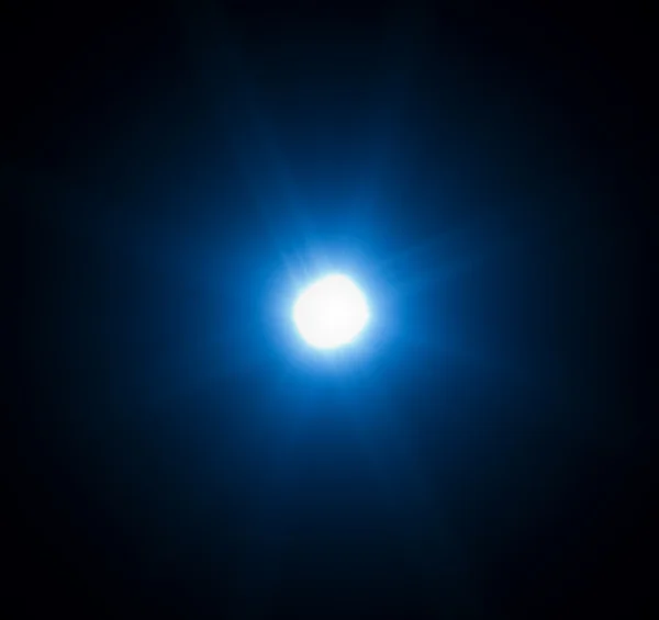 destello de lente 60mm sobre fondo negro — Foto stock © missisya ...