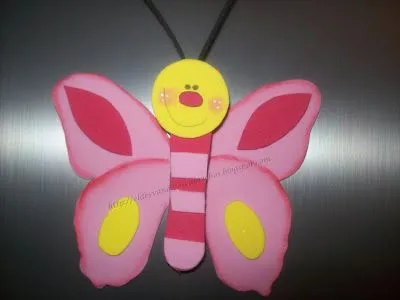 El Desván de los Caprichos: Mariposas de Goma Eva (imanes para la ... El Desván de los Caprichos: Mariposas de Goma Eva (imanes para la ...