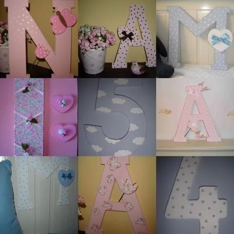 ARRIBA EN EL DESVAN DECORA CON LETRAS Y NUMEROS | Decoideas.Net