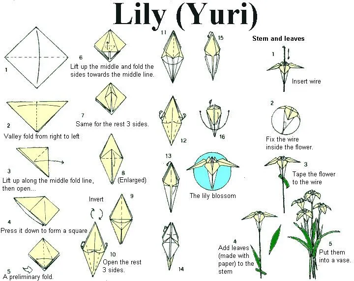Detailed Flower Origami Instructions | Origami Tutorials | Pinterest Detailed Flower Origami Instructions | Origami Tutorials | Pinterest