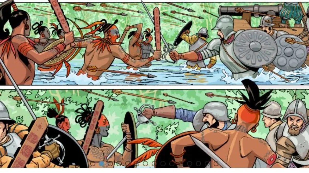 Este detallado cómic cuenta la dramática caída del imperio azteca (y puedes leerlo aquí) - Más de México Este detallado cómic cuenta la dramática caída del imperio azteca (y puedes leerlo aquí) - Más de México