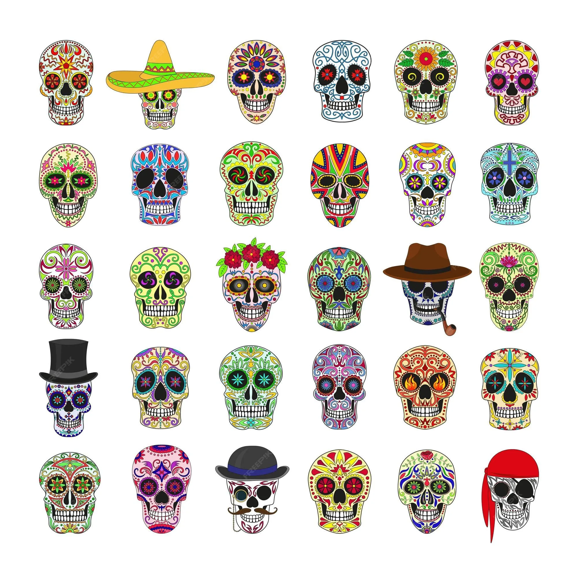 Detalle 34+ imagen calaveras dibujos colores - Thptnganamst.edu.vn Detalle 34+ imagen calaveras dibujos colores - Thptnganamst.edu.vn