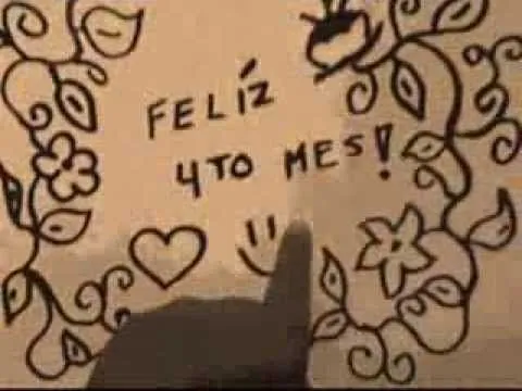 DETALLE DE NUESTRO AMOR, feliz cuarto mes - YouTube