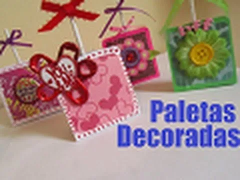 Detalle para SAN VALENTIN: Paletas decoradas - YouTube Detalle para SAN VALENTIN: Paletas decoradas - YouTube