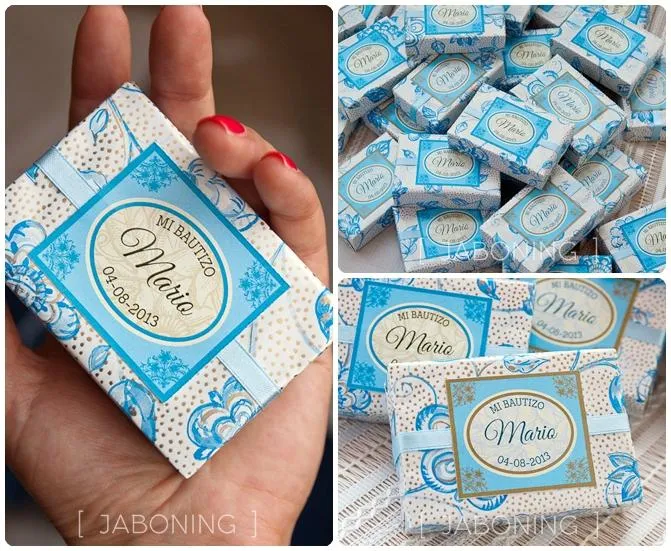 Detalles para bautizo: jabones naturales con presentación ... Detalles para bautizo: jabones naturales con presentación ...