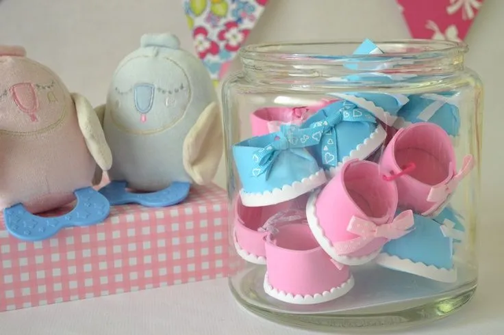 Detalles para bautizos y baby shower. Patucos de goma eva ... Detalles para bautizos y baby shower. Patucos de goma eva ...