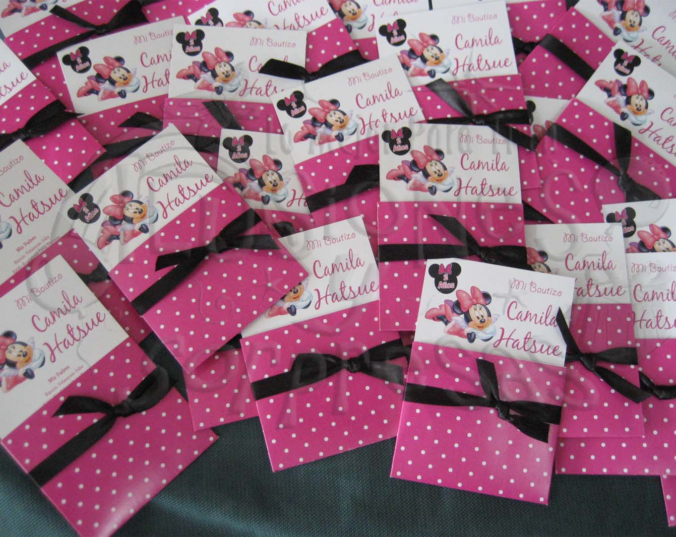 Detalles para tus Eventos Sociales: Invitación Bautizo Minnie mouse Detalles para tus Eventos Sociales: Invitación Bautizo Minnie mouse