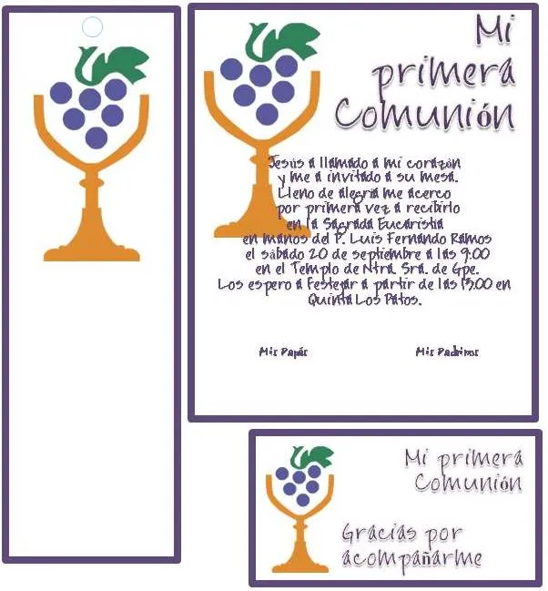 Oracion primera comunión para imprimir - Imagui Oracion primera comunión para imprimir - Imagui