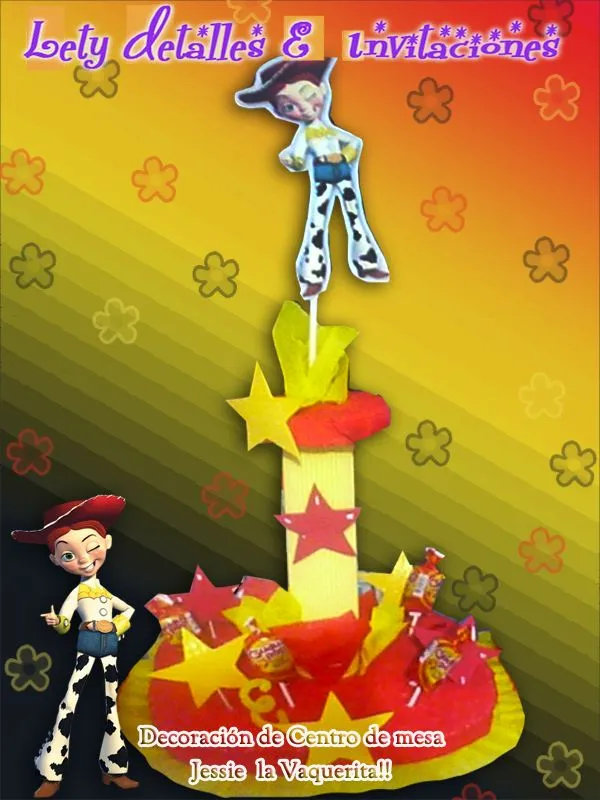 Detalles e invitaciones x Letici@ B.: Centros de mesa