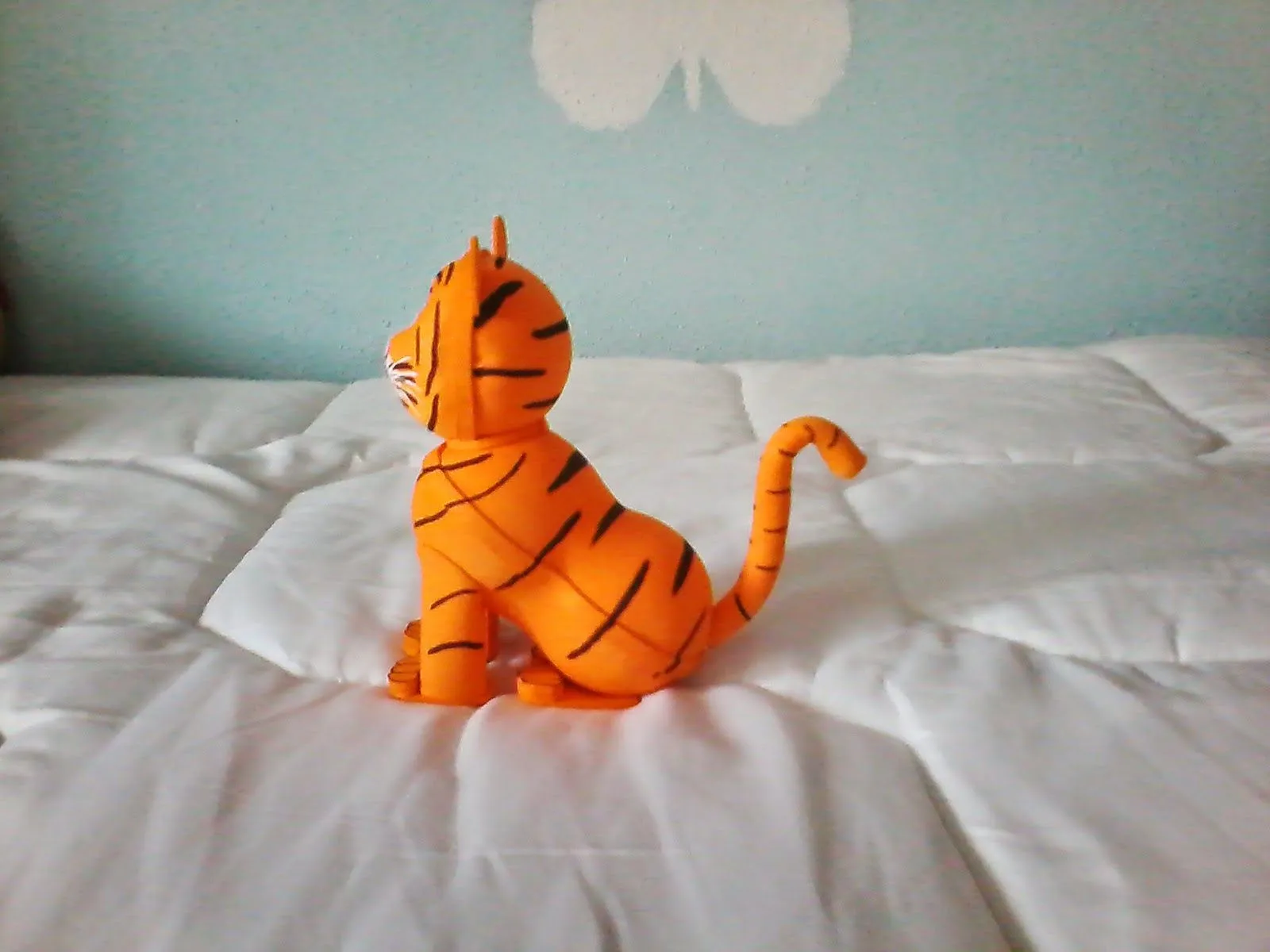 detallitos A & M : tigre y gatito de goma eva