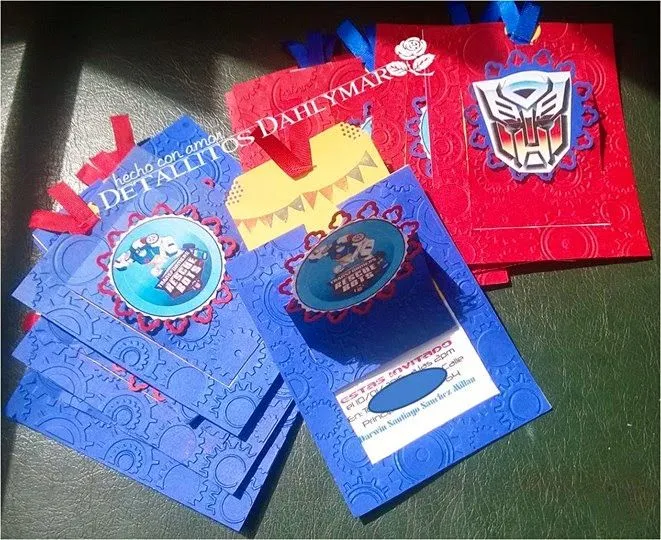 Detallitos Dahlymar.-: Tarjetas de invitacion - Tema Transformers Detallitos Dahlymar.-: Tarjetas de invitacion - Tema Transformers