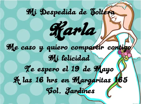 Detallitos Isa y Lau: INVITACIONES DESPEDIDA DE SOLTERA (O) Detallitos Isa y Lau: INVITACIONES DESPEDIDA DE SOLTERA (O)