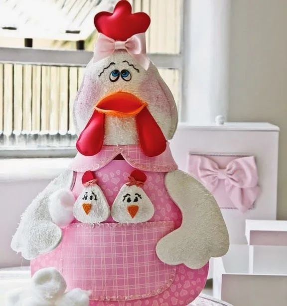 Detodomanualidades: Como hacer una gallina de una botella de plastico