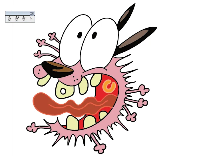 Coraje el perro cobarde Vector by omegalex1985 on DeviantArt